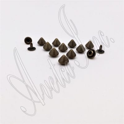 Brass Cone Head Rivets 8mm