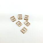 "Rose gold 12mm Center bar buckle Y3114"