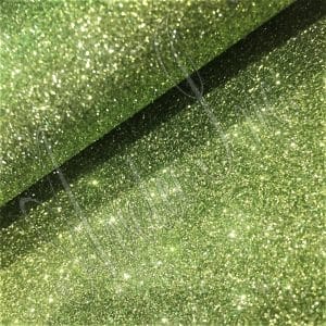 Fine Glitter Lime avetco.leather