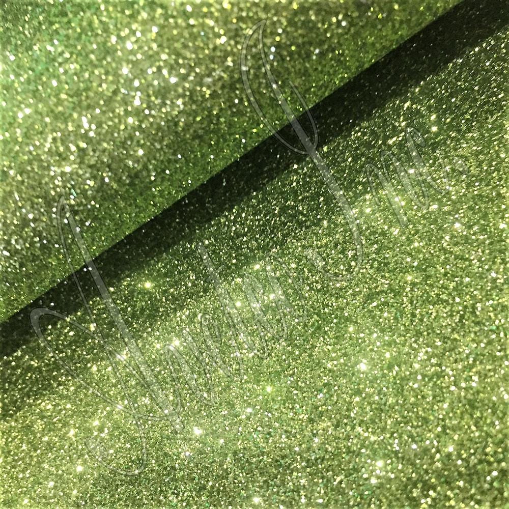 Fine Glitter Lime avetco.leather1222