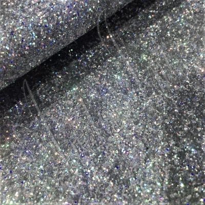 Hologram Silver Fine Glitter avetco.leather