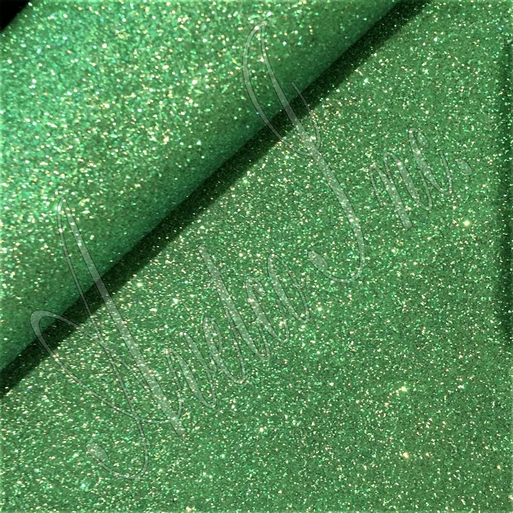 Rainbow Light Green Fine Glitter avetco.leather1236