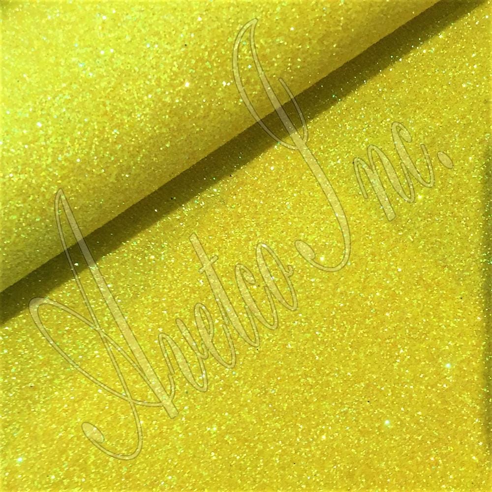 Rainbow Light Yellow Fine Glitter avetco.leather1240