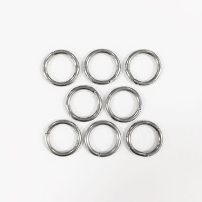 10mm (0.39") | Metal O Rings Non Welded Y7462-100 PCs