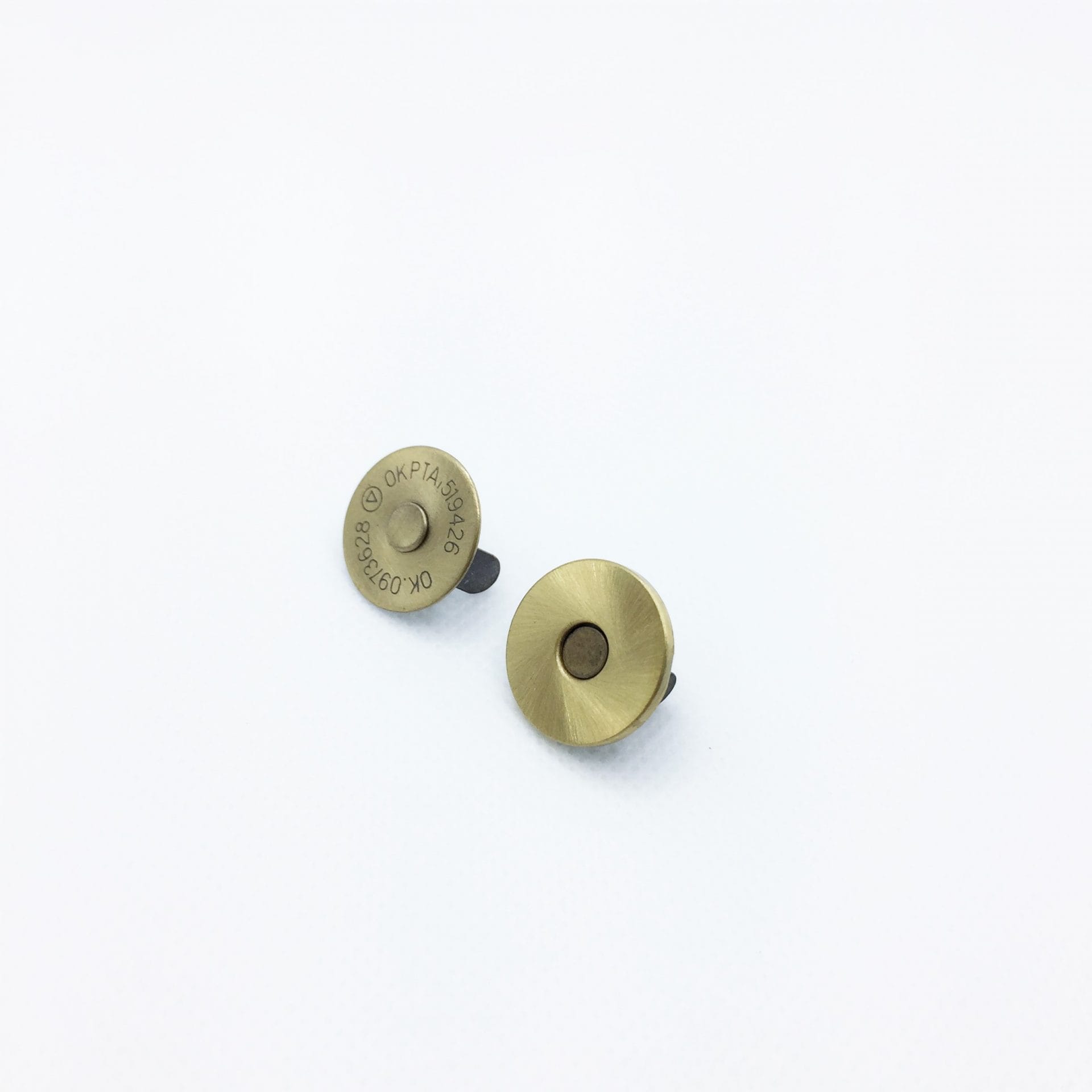18mm Thin Magnetic Snaps (10)avetcoinc