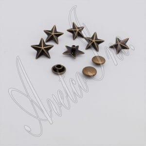 Brass Star Rivet Avetcoinc@