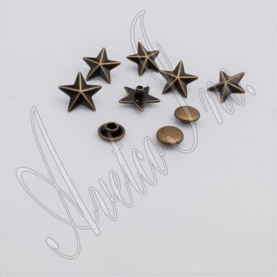 Brass Star Rivet Avetcoinc@