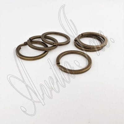 1.10" | 28 mm Split Flat Key Ring #KR2228-20pk