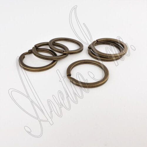 1.10" | 28 mm Split Flat Key Ring #KR2228-20pk