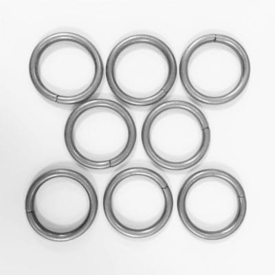21mm (0.83") | Metal O Rings Non Welded Y7462-50 PCs
