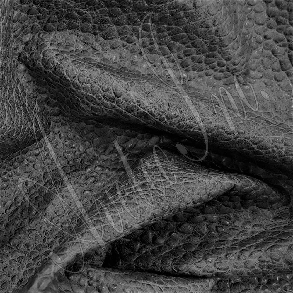 Matt Peak Embossed Cow Leather 3 oz Neutral Gray Avetco Inc