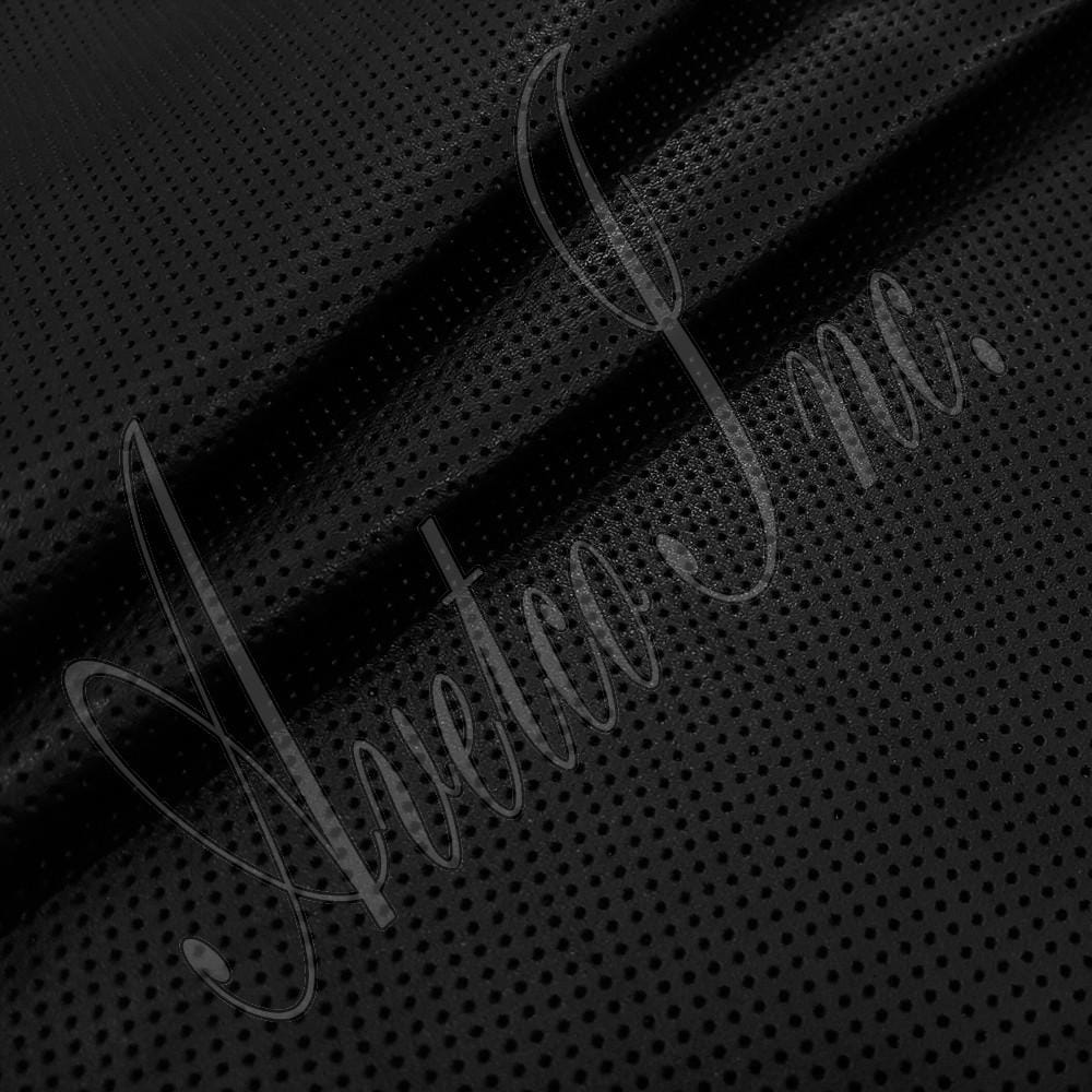 Milano Step Perforated Cow Leather 3 oz Black Avetco Inc.