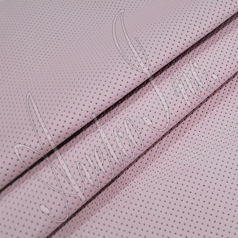 Milano Step Perforated Cow Leather 3 oz Rose Water Avetco Inc.