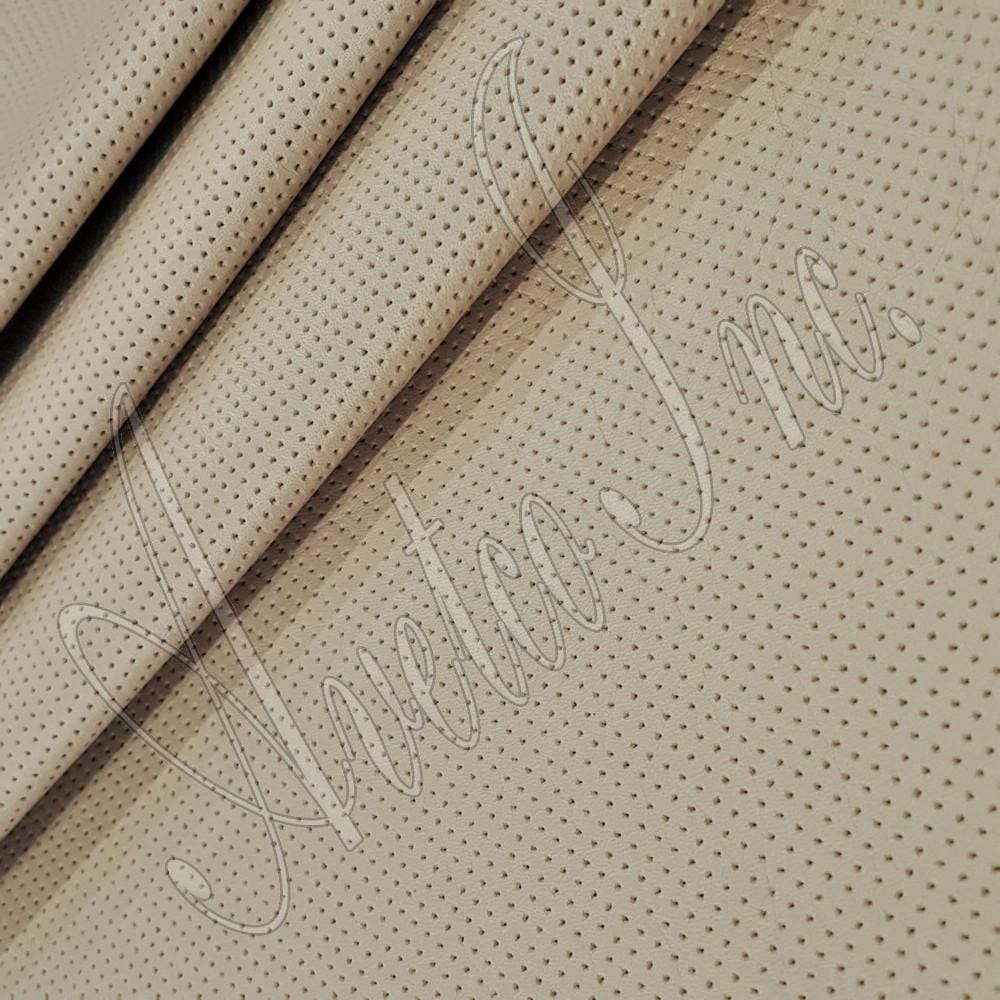 Milano Step Perforated Cow Leather 3 oz Warm Sand Avetco Inc.