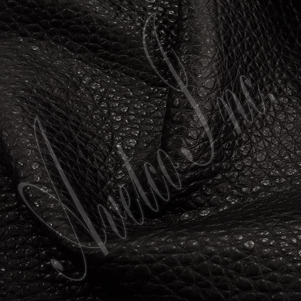Reina Pebble Embossed Cow Leather Black Avetco Inc.