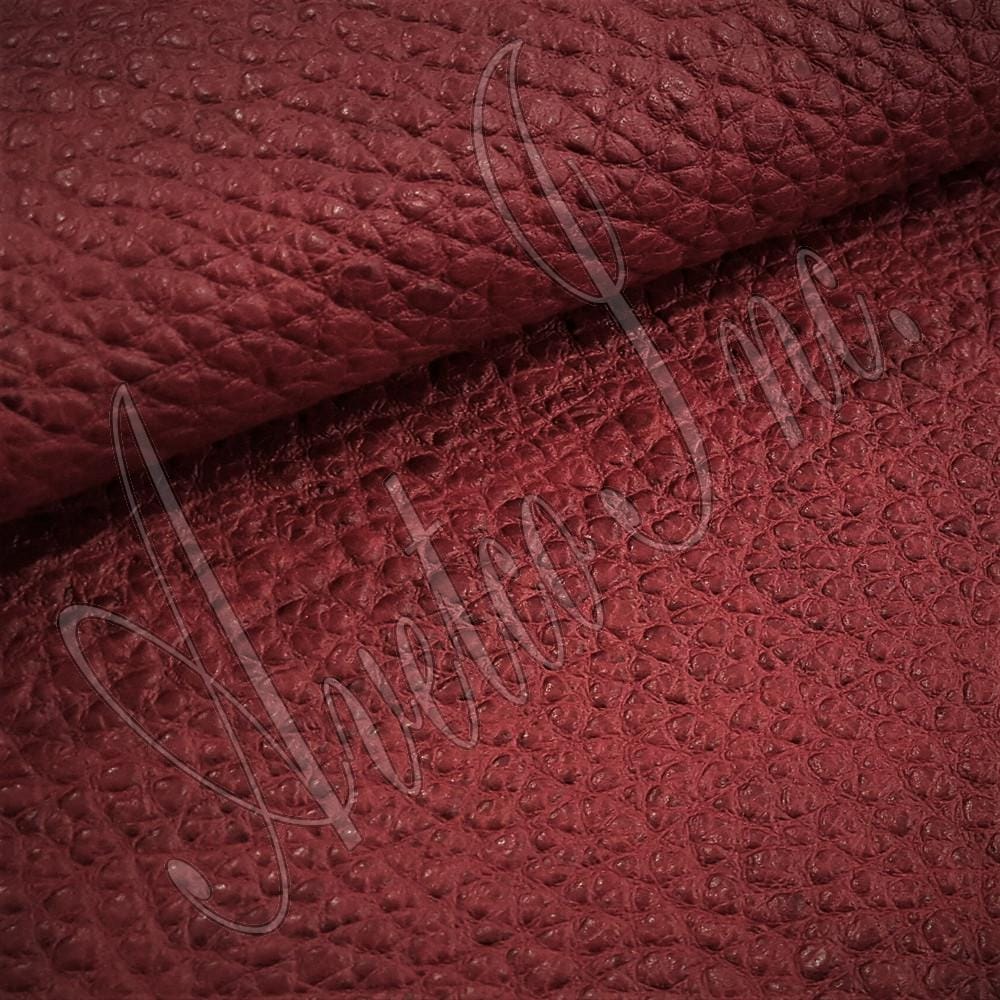 Reina Pebble Embossed Cow Leather Red Avetco Inc