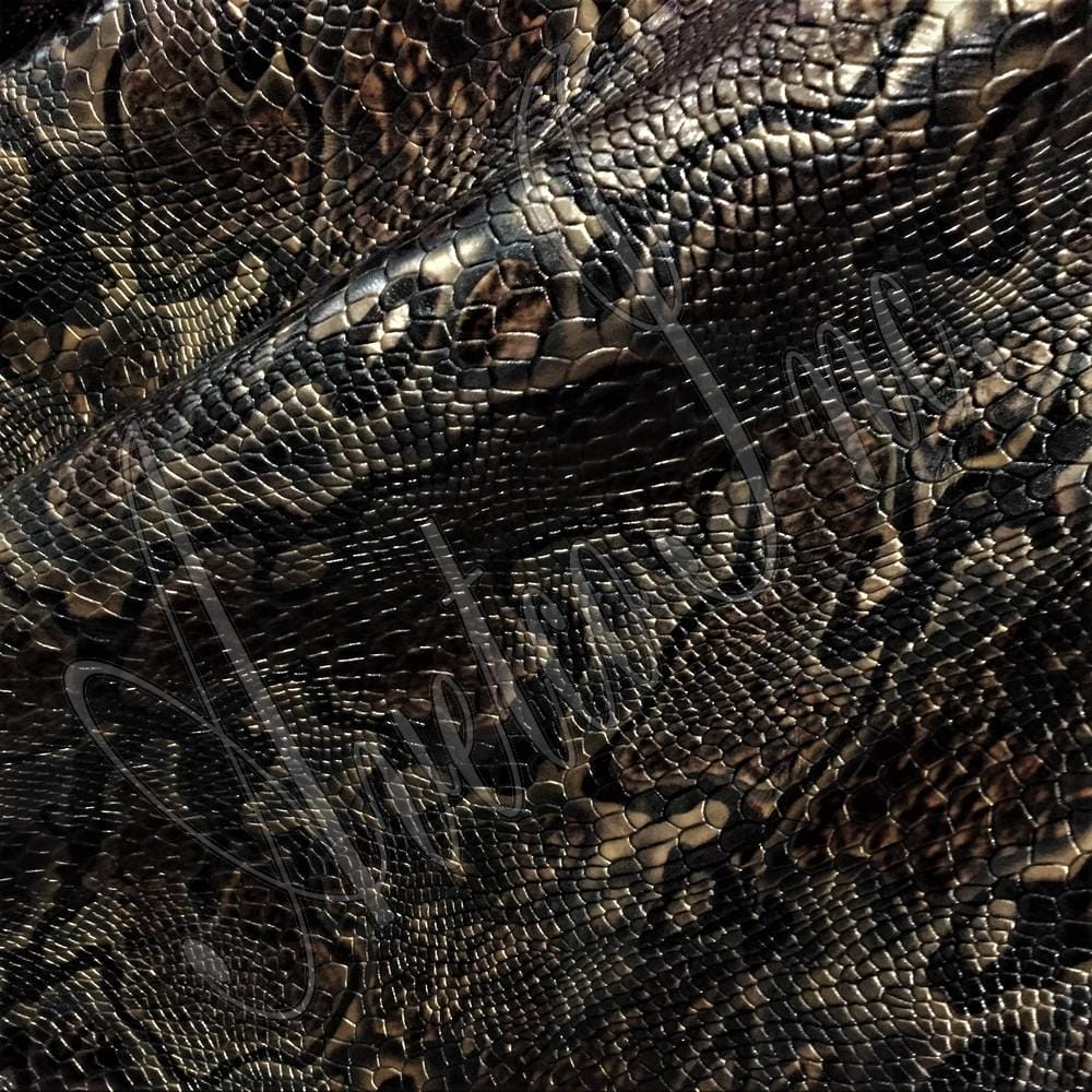 Black Snake Milkyway Embossed Cow Leather Avetco Inc.