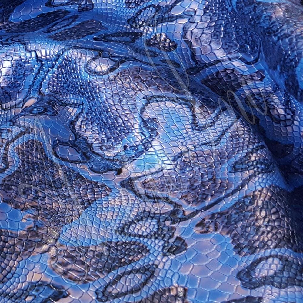 Snake Milkyway Embossed Cow Leather 3 oz – DAZZLING BLUE Avetco Inc.
