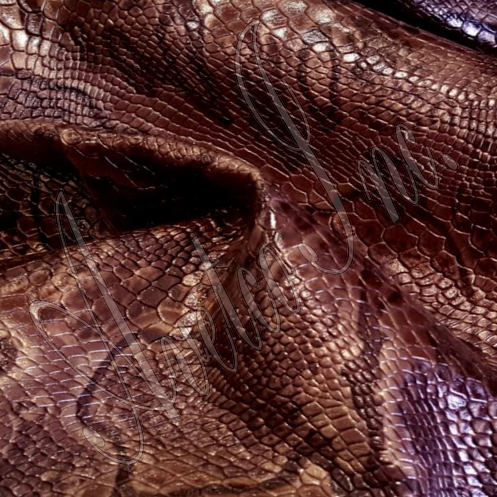 Snake Milkyway Embossed Cow Leather 3 oz – RUSTIC BROWN Avetco Inc.
