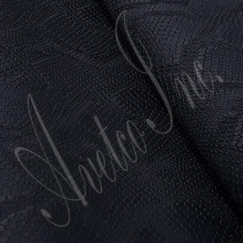 Touch Sniper Snake Embossed Cow Leather 3.5 oz – DARK DENIM Avetco Inc