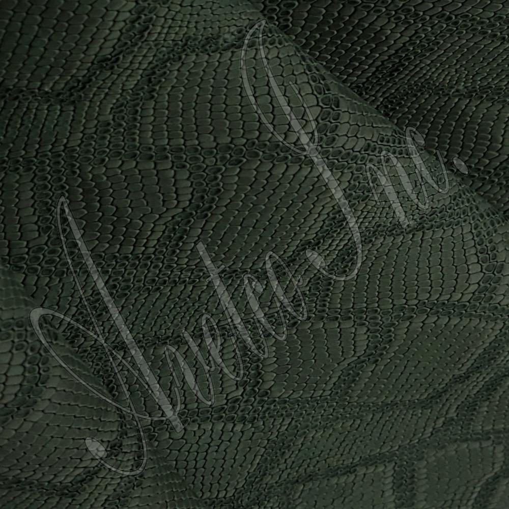 Touch Sniper Snake Embossed Cow Leather 3.5 oz – HUNTER GREEN Avetco Inc