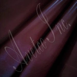 Semi-Veg Aniline Cow Leather Burgundy Half Hide