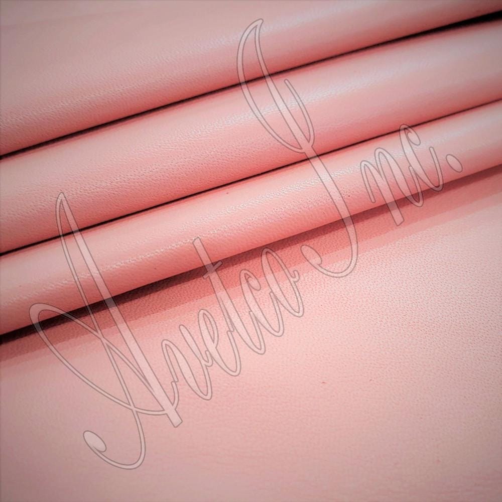 Baby Pink Nappa Lambskin Leather Avetco Inc