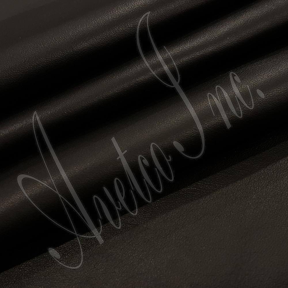 Black Nappa Lambskin Leather Avetco Inc