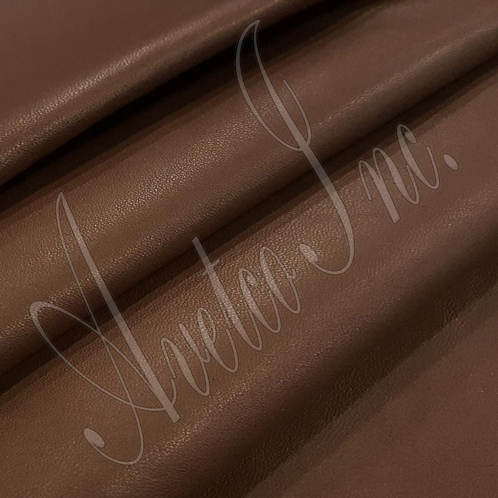 Medium Brown Nappa Lambskin Leather Avetco Inc