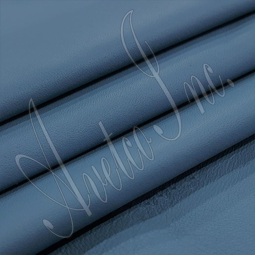 Sky Blue Nappa Lambskin Leather Avetco Inc