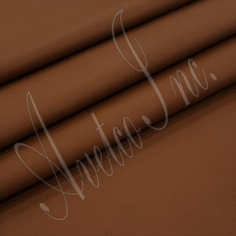 Cognac Matte Nappa Lambskin Leather Avetco Inc.