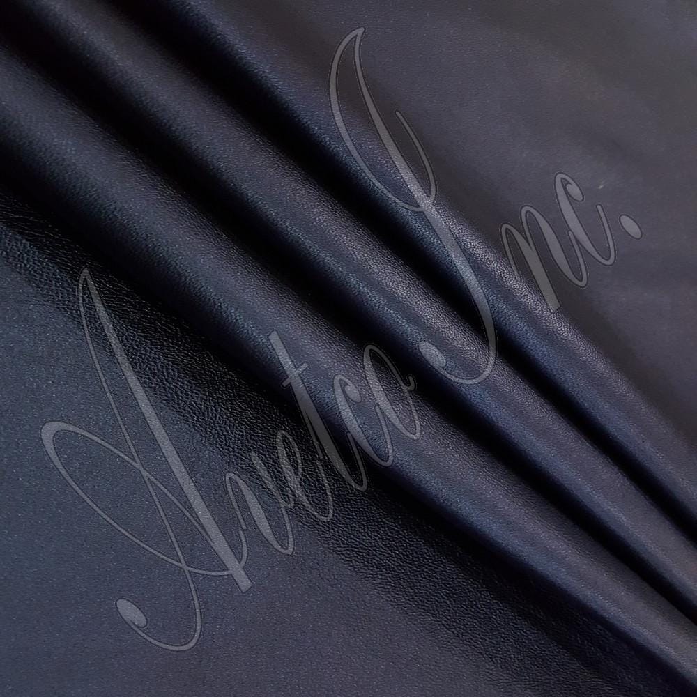Blue Sapphire Pearlized Metallic Lambskin Leather Avetco Inc