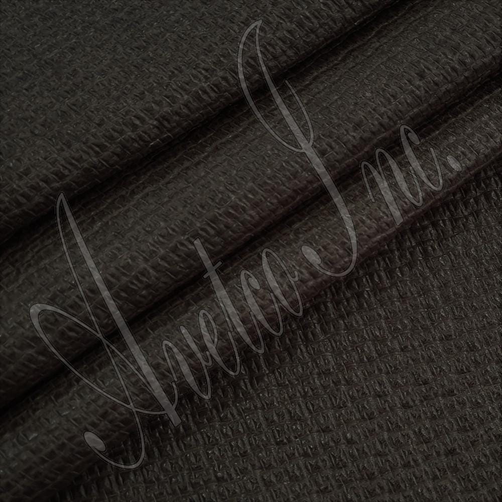 Havana Basket Charcoal Gray Embossed Cow Leather Avetco Inc.