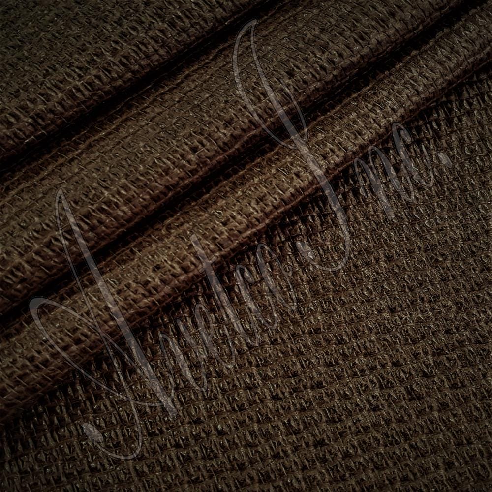 Havana Basket Chocolate Embossed Cow Leather Avetco Inc.