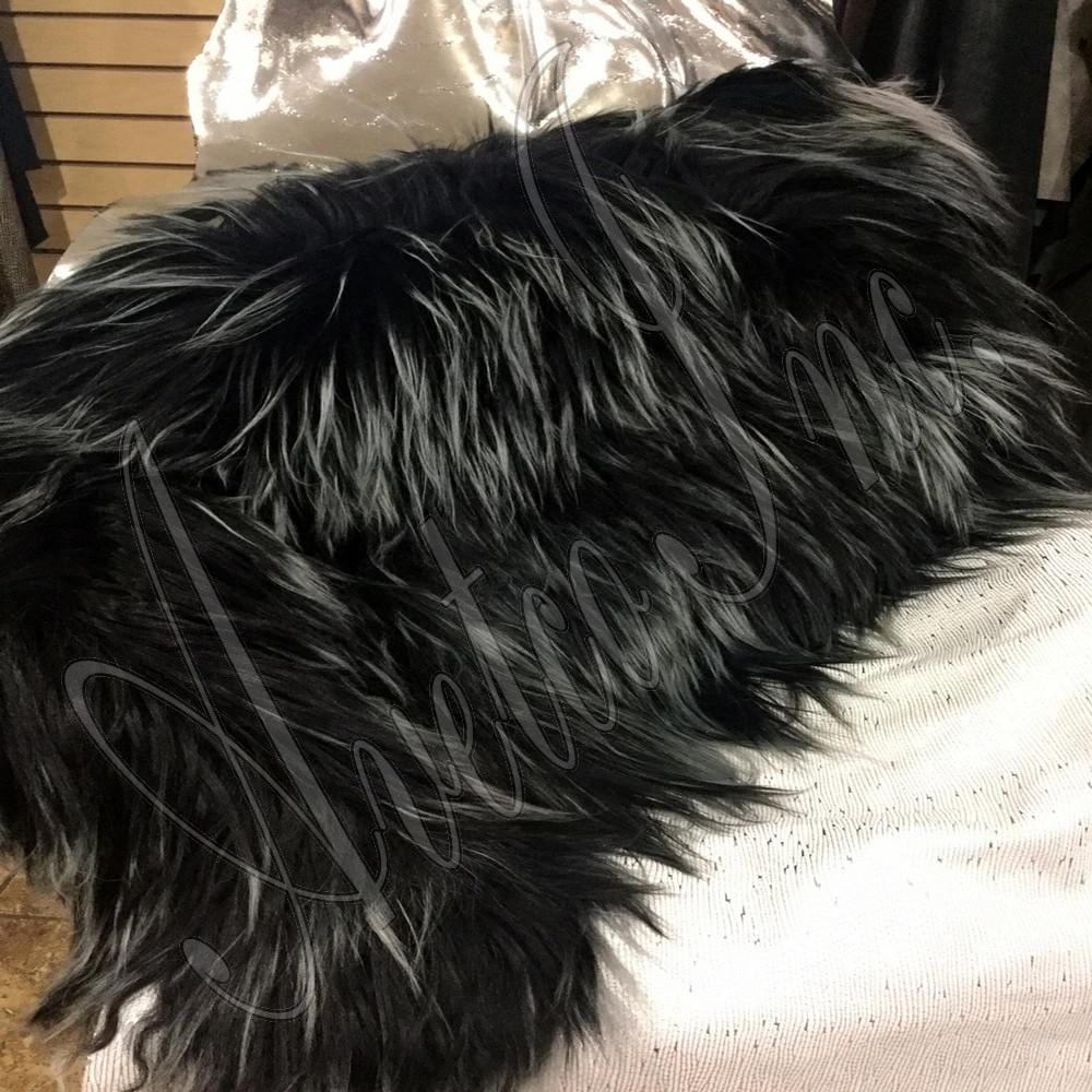 Black with White tips