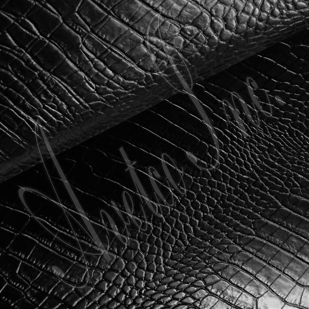 blackl Croc. embossed avetcoinc