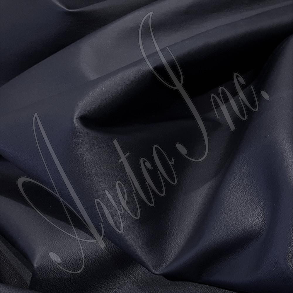 Navy Blue Stretch Lambskin Avetcoinc@