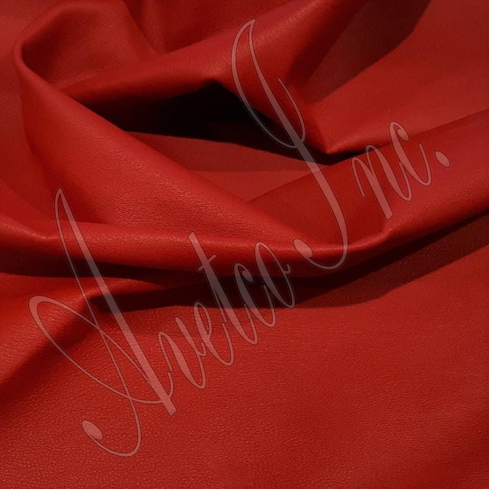 Red Stretch Lambskin Avetcoinc@