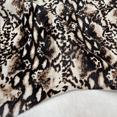 Hair On Cowhide- Anaconda Print