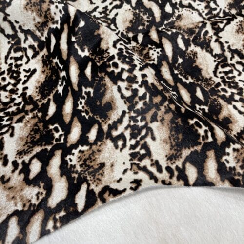 Hair On Cowhide- Anaconda Print