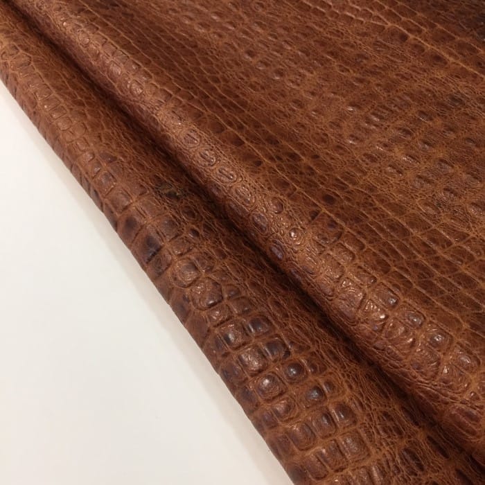 Avetco Inc-Cow Leather Embossed-Oltu-Rustic Brown (2)