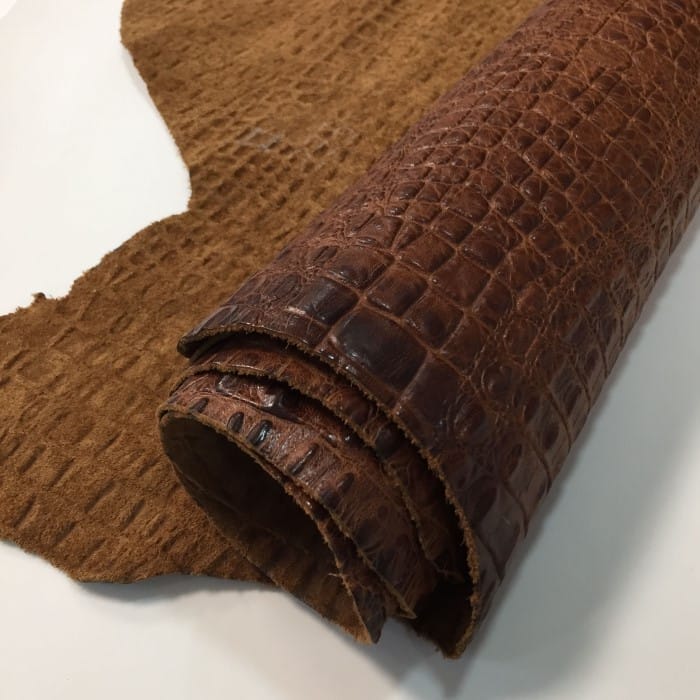 Avetco Inc-Cow Leather Embossed-Oltu-Rustic Brown (4)