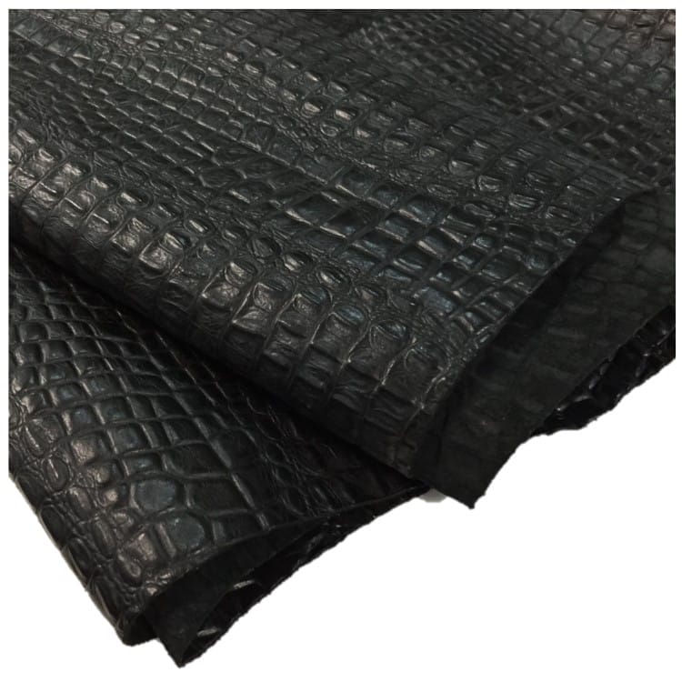 AvetcoInc.com-Oltu Cow Leather Embossed-Black(2)