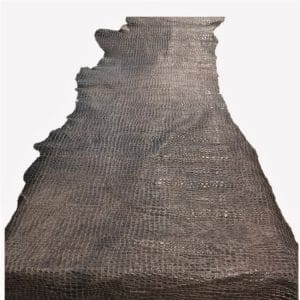 Oltu Crocodile Embossed Leather in Khaki Taupe – Avetco