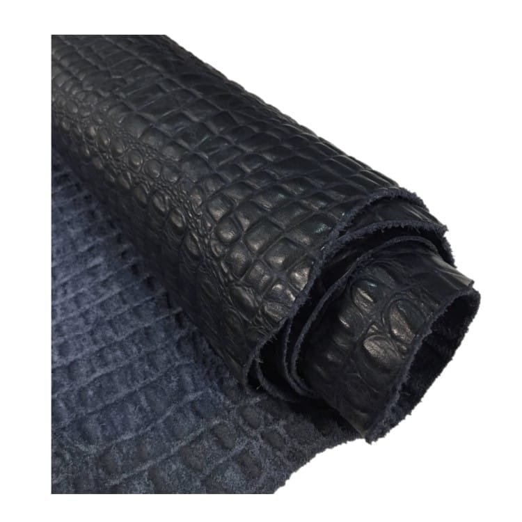 Avetcoinc.com-Oltu Cow Leather Embossed-Navy Blue (3)