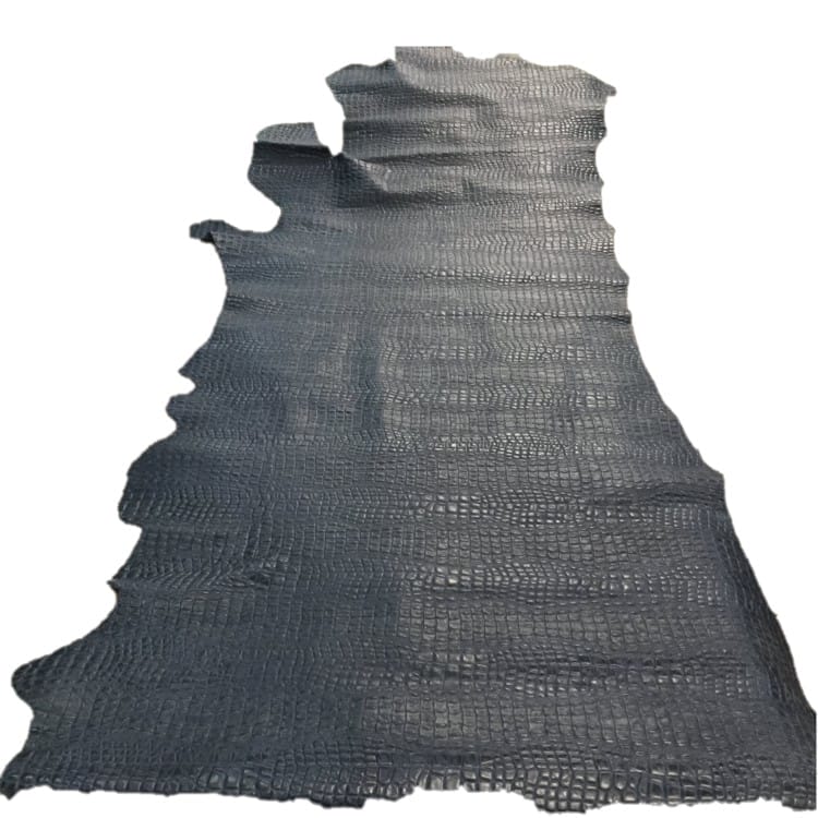 Avetco- Oltu Cow Leather Embossed-Navy Blue