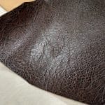 Brown | Avetco Leather Hides and Eva Foam Crafted from premium cowhide, this double shoulder leather features an intricate elephant embossing pattern that adds a bold, exotic texture to any project