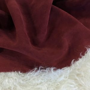 what is cow suede leather? The Vertu Cow Suede Leather Collection is made with exquisite cowhide and suede leather, with a thickness of 1.2-1.6mm and a weight of 3/4 oz. hide size 10-14 sq. ft. Chrome tanning techniques are used for a timeless and classic material, perfect for high-end jackets, boots,belts, and other leather items.