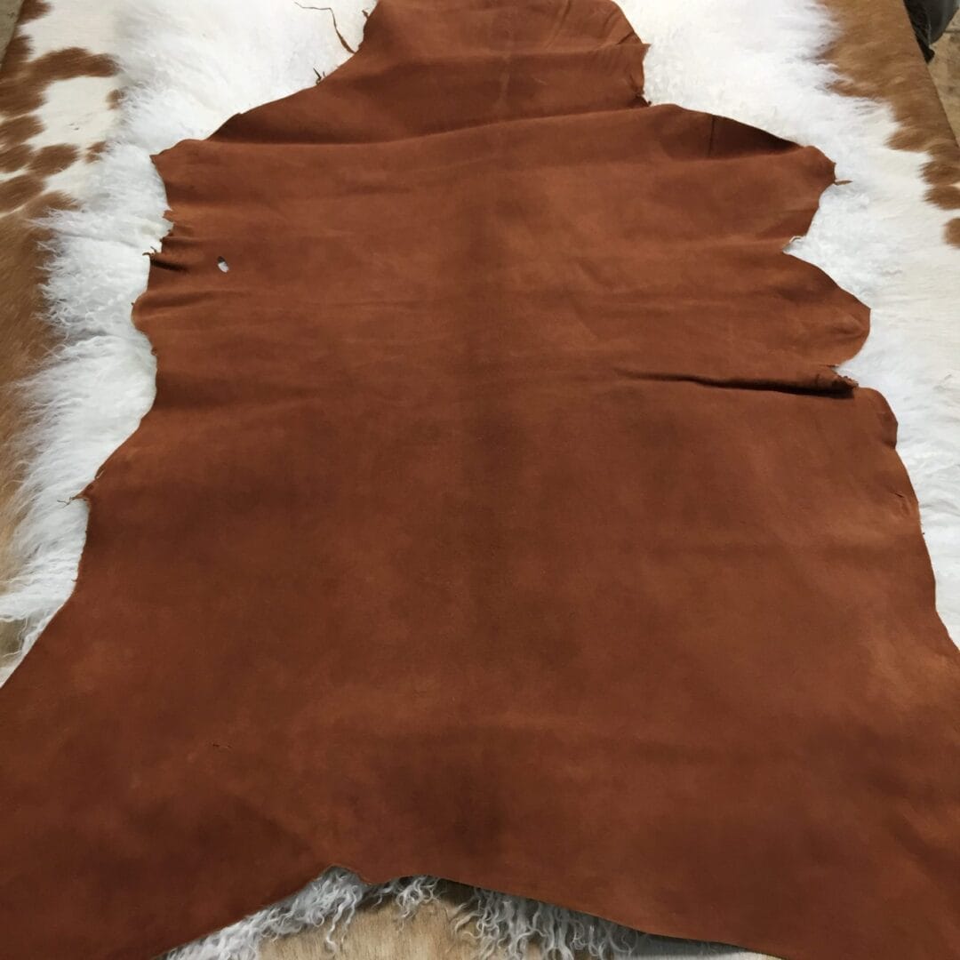 suede goat leather cognac avetcoinc@