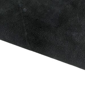 cactus nubuck cow leather black 4 oz